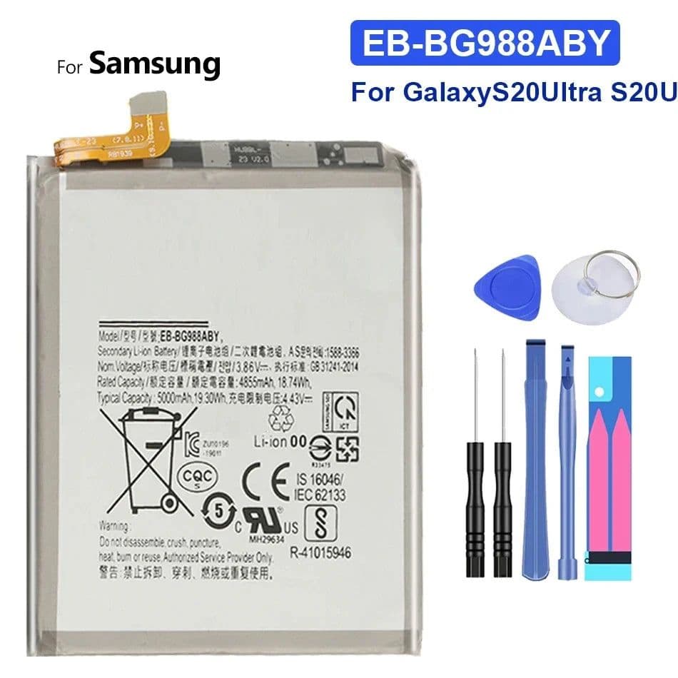 image-EB-BG980ABY EB-BG985ABY EB-BG988ABY Battery For Samsung Galaxy S20+ S20 Plus/Ultra s20Ultra Batteries
