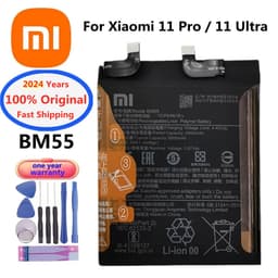 image-2024 Years Original Battery BP42 BM4X BM55 For Xiaomi Mi 11 Mi11 Lite / Xiaomi11 / Xiaomi11 Pro / Xiaomi11 Ultra Phone Batteries