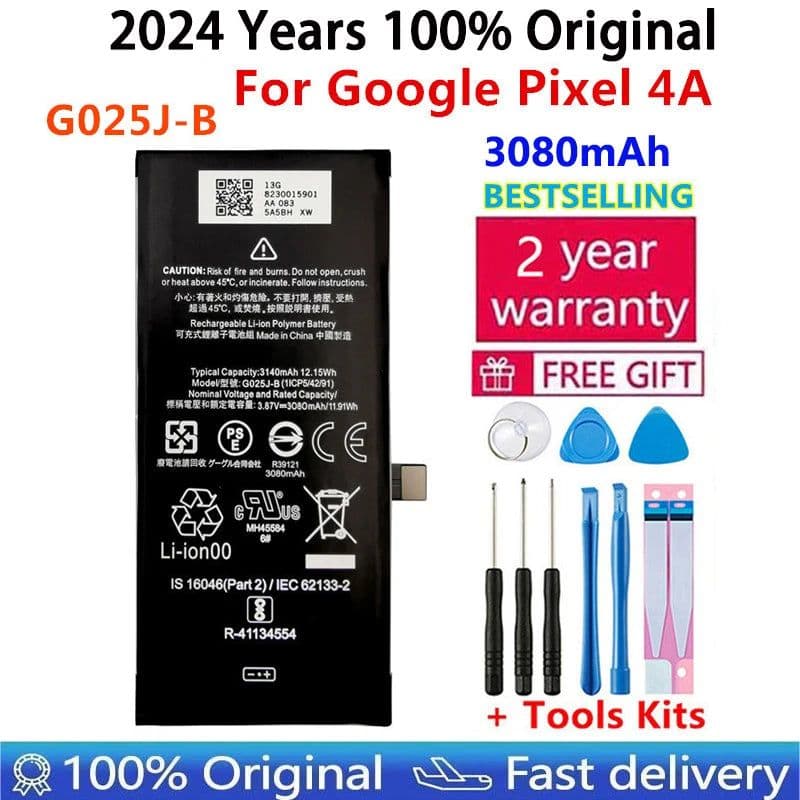 image-100% Original New Battery For HTC GOOGLE 2 2B PIXEL 3 Pixel3 XL 3XL 4XL Pixel4 XL PIXEL 4 4A 5A 5 5G 6 Pro Nexus S1 Batteries