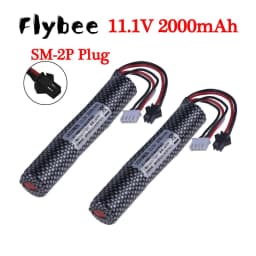 image-3S 11.1V 2000mAh Li-ion Battery SM Plug for Electric Water Gel Ball Blaster Toys Pistol / Eco-friendly Beads Bullets toy Air Gun
