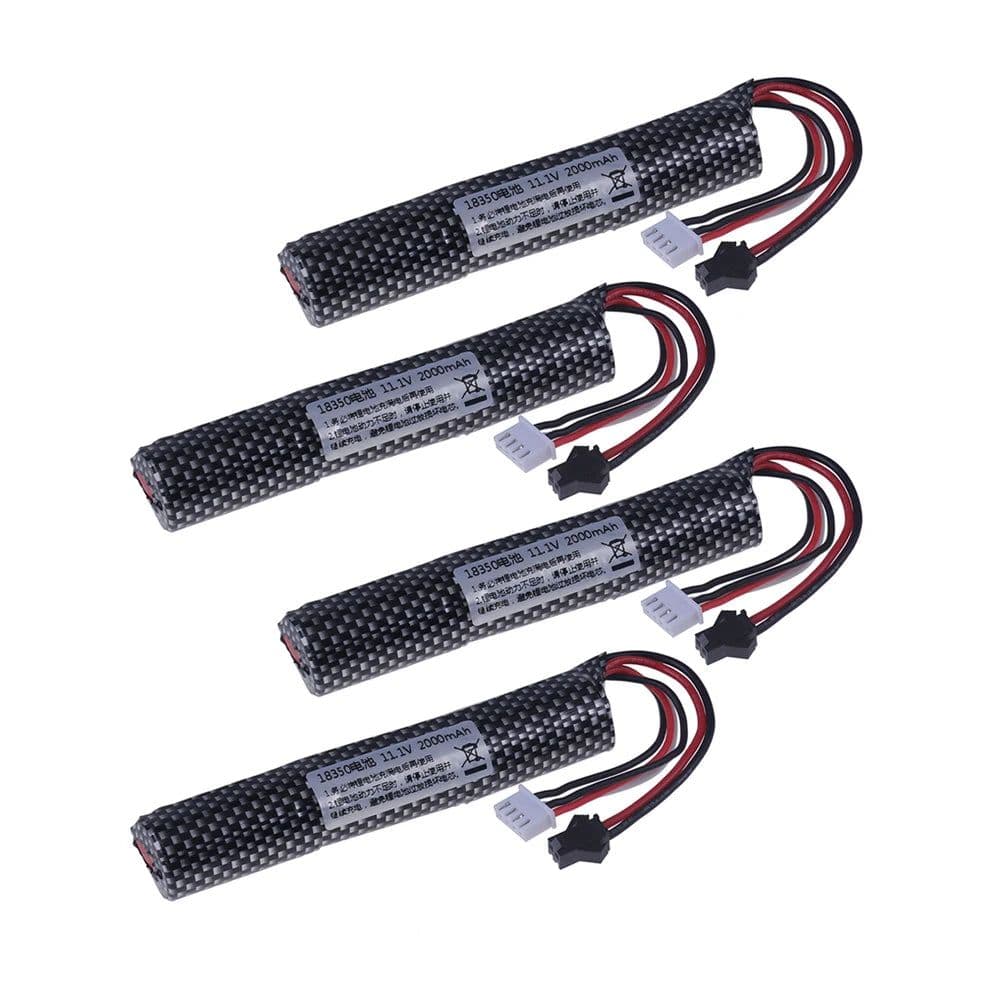 image-3S 11.1V 2000mAh Li-ion Battery SM Plug for Electric Water Gel Ball Blaster Toys Pistol / Eco-friendly Beads Bullets toy Air Gun