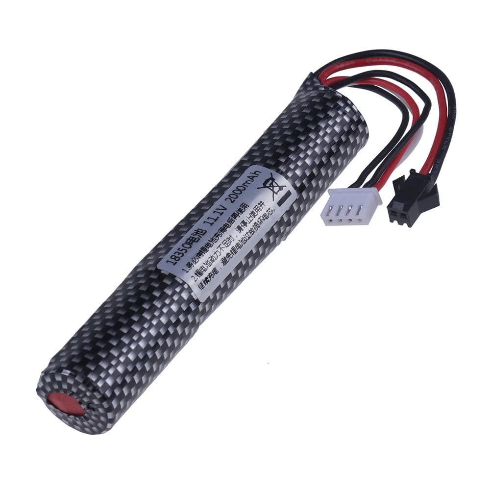 image-3S 11.1V 2000mAh Li-ion Battery SM Plug for Electric Water Gel Ball Blaster Toys Pistol / Eco-friendly Beads Bullets toy Air Gun