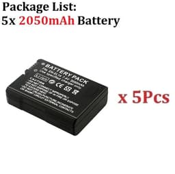 image-2050mah EN-EL14a EL14 CAMERA BATTERY EN-EL14 For Nikon P7000 P7100 P7800 P7700 D3100 D3200 D3300 D3400 D3500 D5600 D5100 D5300