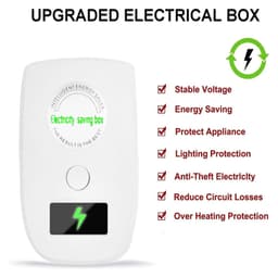 image-Upgraded Power Saver Electricity Saving Device Household Energy Saver Box Power Economizer Electric Saver Improve Power Factor