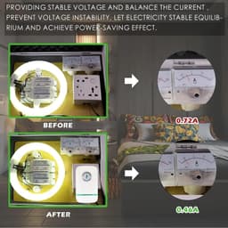 image-Upgraded Power Saver Electricity Saving Device Household Energy Saver Box Power Economizer Electric Saver Improve Power Factor