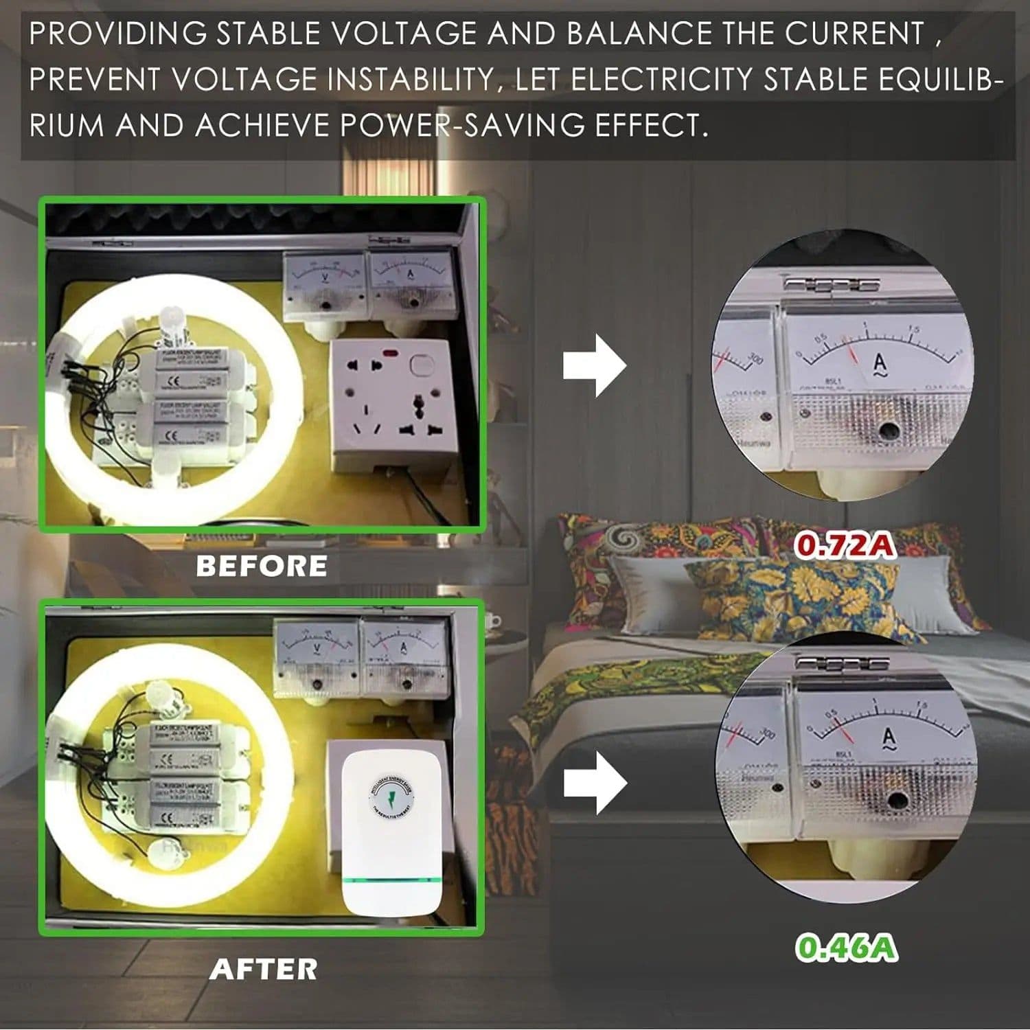 image-Upgraded Power Saver Electricity Saving Device Household Energy Saver Box Power Economizer Electric Saver Improve Power Factor