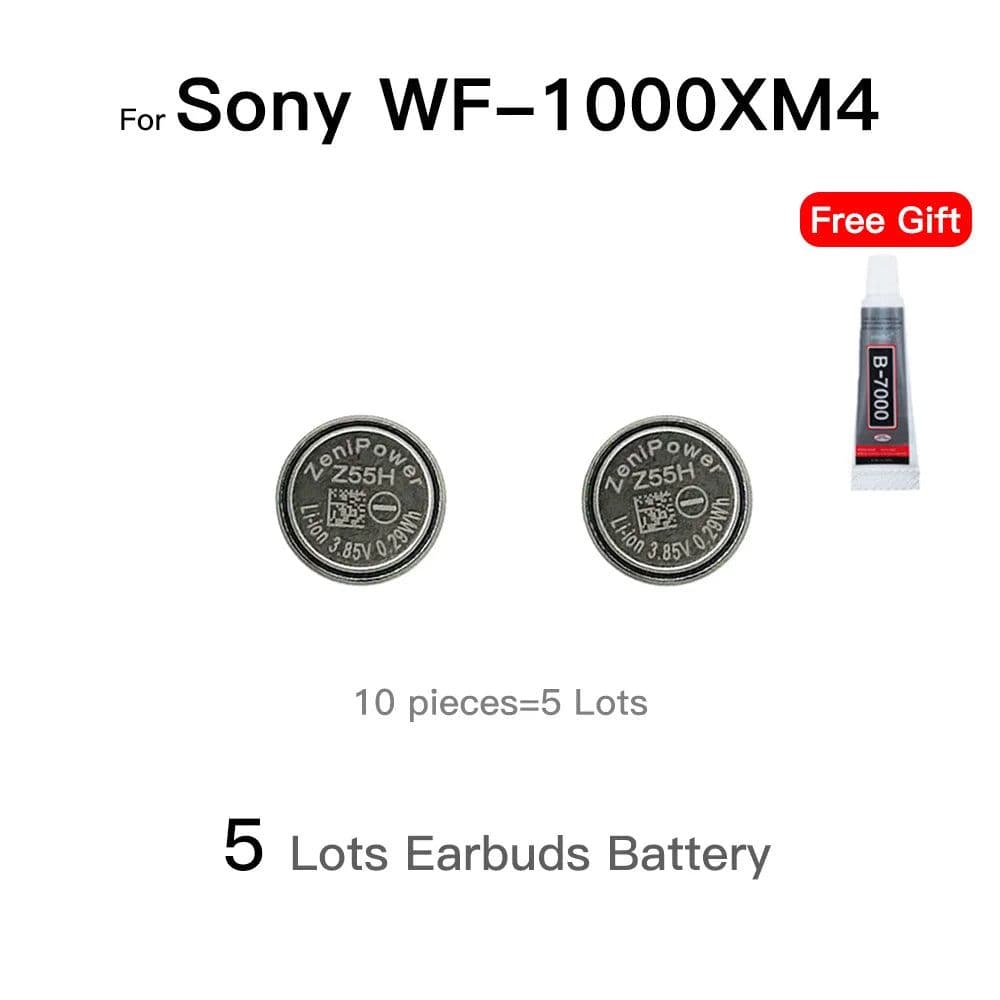 image-Original ZeniPower Z55H 3.85V 75mAh Battery For SONY WF-1000XM4 1000XM4 XM4 Bluetooth Earbuds Headset Batteria+Free gift Tools