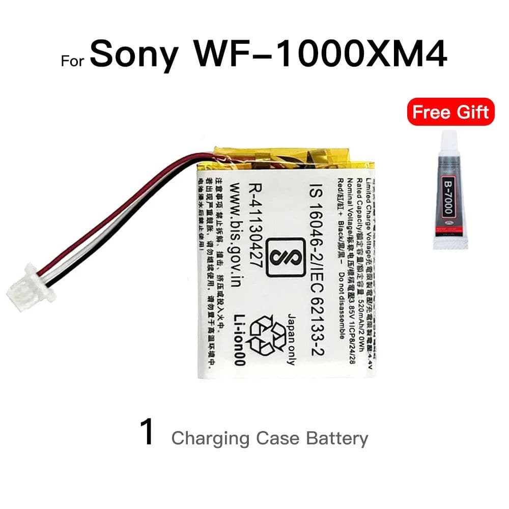 image-Original ZeniPower Z55H 3.85V 75mAh Battery For SONY WF-1000XM4 1000XM4 XM4 Bluetooth Earbuds Headset Batteria+Free gift Tools