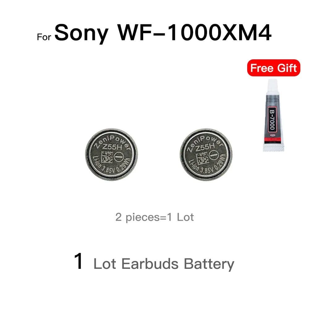 image-Original ZeniPower Z55H 3.85V 75mAh Battery For SONY WF-1000XM4 1000XM4 XM4 Bluetooth Earbuds Headset Batteria+Free gift Tools