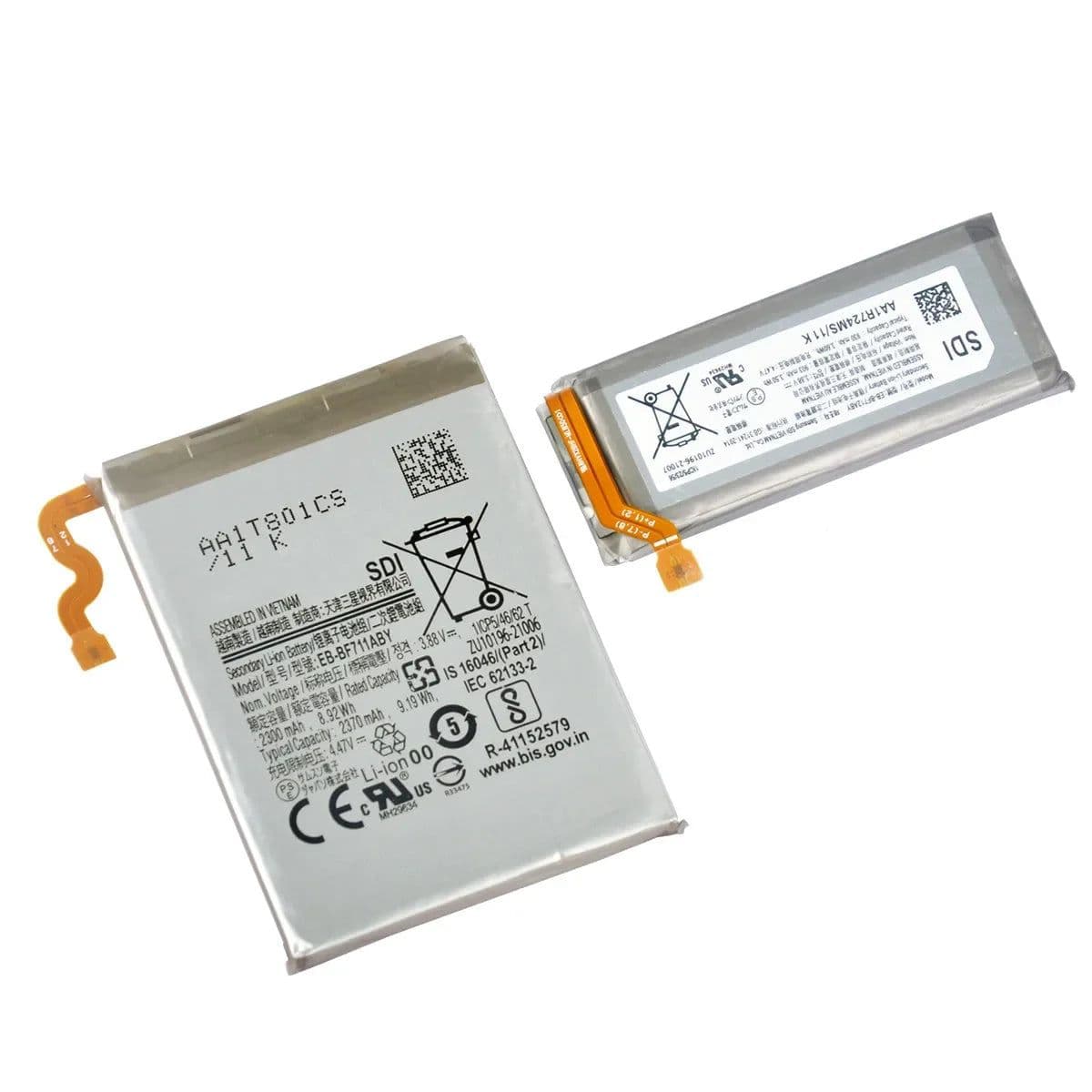 image-Brand New EB-BF711ABY EB-BF712ABY Battery For Samsung Galaxy Z Flip 3 Flip3 5G F711 F711B F712 SM-F711B Batteries+Tools