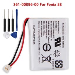image-New Replacement Battery 361-00097-00 361-00096-00 361-00098-00 For Garmin Fenix 5 6 Fenix 5S Fenix 5X Rechargeable Battery