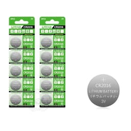 image-CR2016 Lithium Button Battery DL2016 BR2016 DL2016 LM2016 3V 2016 Coin Cell Watch Batteries for Toys Clock Remote pilas boton