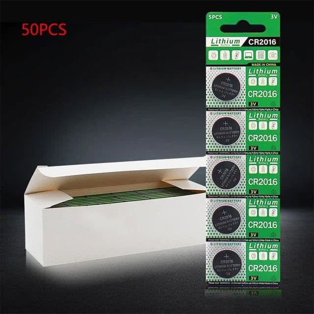 image-CR2016 Lithium Button Battery DL2016 BR2016 DL2016 LM2016 3V 2016 Coin Cell Watch Batteries for Toys Clock Remote pilas boton