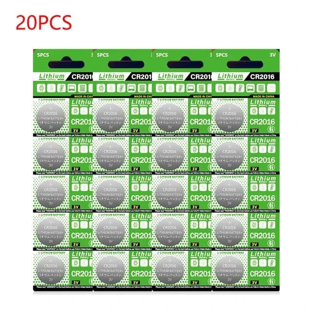 image-CR2016 Lithium Button Battery DL2016 BR2016 DL2016 LM2016 3V 2016 Coin Cell Watch Batteries for Toys Clock Remote pilas boton