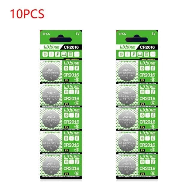 image-CR2016 Lithium Button Battery DL2016 BR2016 DL2016 LM2016 3V 2016 Coin Cell Watch Batteries for Toys Clock Remote pilas boton