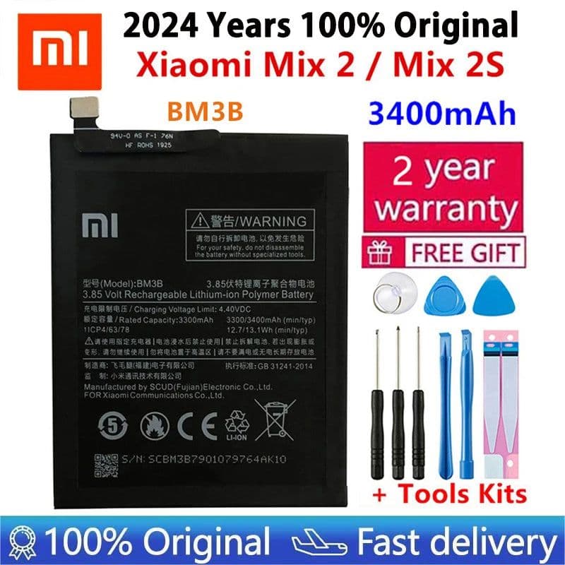 image-Battery For Xiaomi Mi Redmi Note Pocophone Poco F1 F2 K20 F3 X3 K30 K40 5 6 7 7A 8 8T 9 9A 9S 9T 10 10X 10S 10T 11 11T Pro Lite