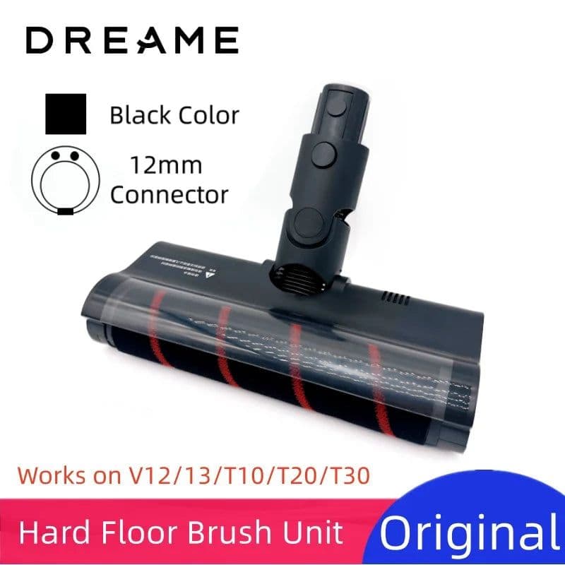 image-Original Dreame Hard Floor Brush Unit Assembly Black Color For V11 SE V12 V13 T10 T20 T30 Handheld Wireless Vacuum Cleaner