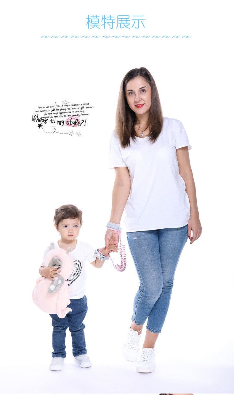 image-Children's anti-lost belt traction rope baby anti-lost bracelets slip baby anti-lost rope children anti-lost reflective keys