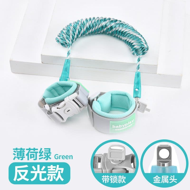 image-Children's anti-lost belt traction rope baby anti-lost bracelets slip baby anti-lost rope children anti-lost reflective keys