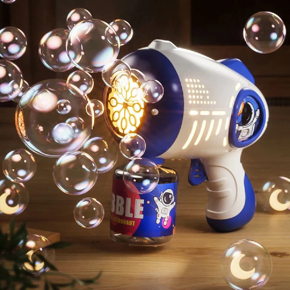 image-Fashion Personality Bubble Blowing Machine Toys