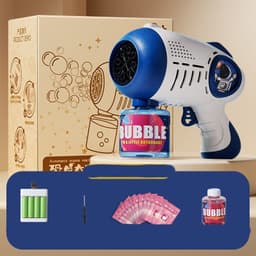 image-Fashion Personality Bubble Blowing Machine Toys