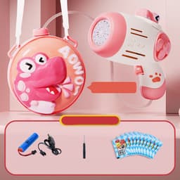 image-Fashion Personality Bubble Blowing Machine Toys