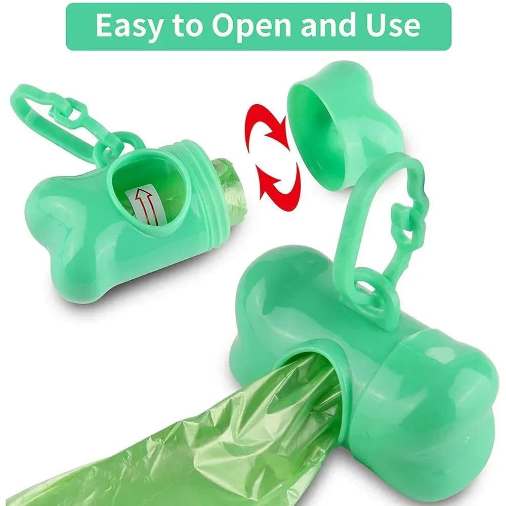 image-Pet Poop Bag Solid Color Printed Pet Garbage Bag Clean Poop Bag Dog Walking Portable Poop Bag For Dogs Litter and Housewife Bags