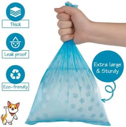image-Pet Poop Bag Solid Color Printed Pet Garbage Bag Clean Poop Bag Dog Walking Portable Poop Bag For Dogs Litter and Housewife Bags