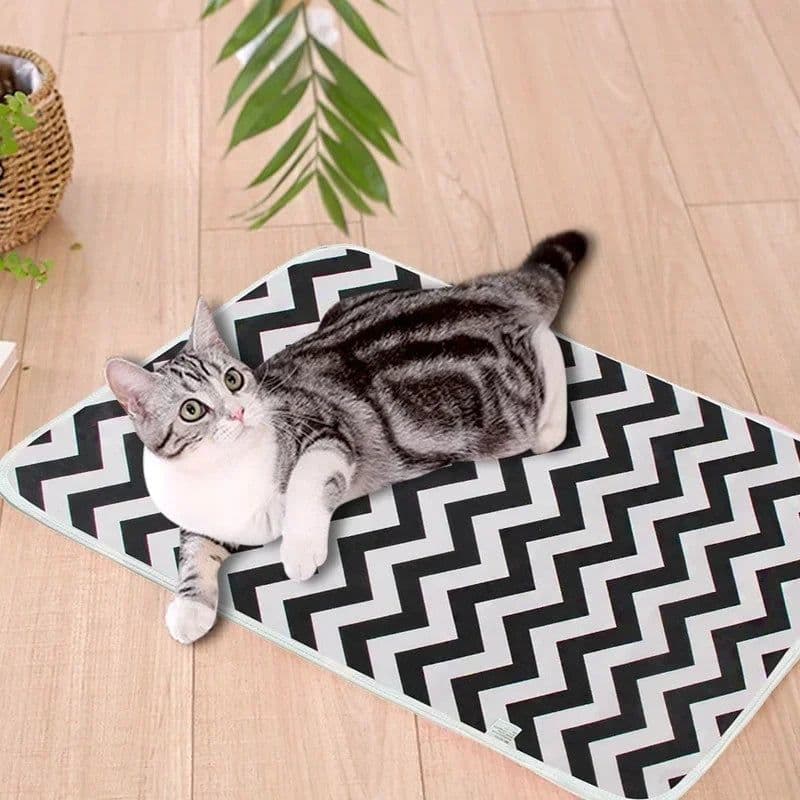 image-Dog Diaper Pet Urine Pad Reusable Waterproof Mat Cooling Summer Pad Washable Training Mattress Dog Car Seat Cover