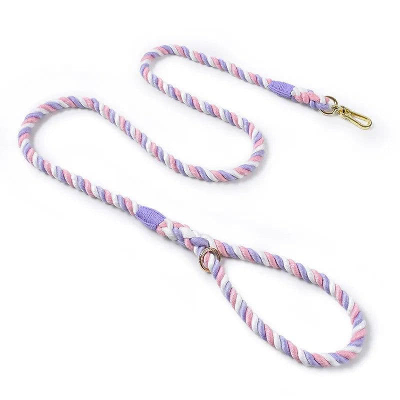 image-Cuperay Hand-Woven Cotton Dog Leash 120cm/150cm
