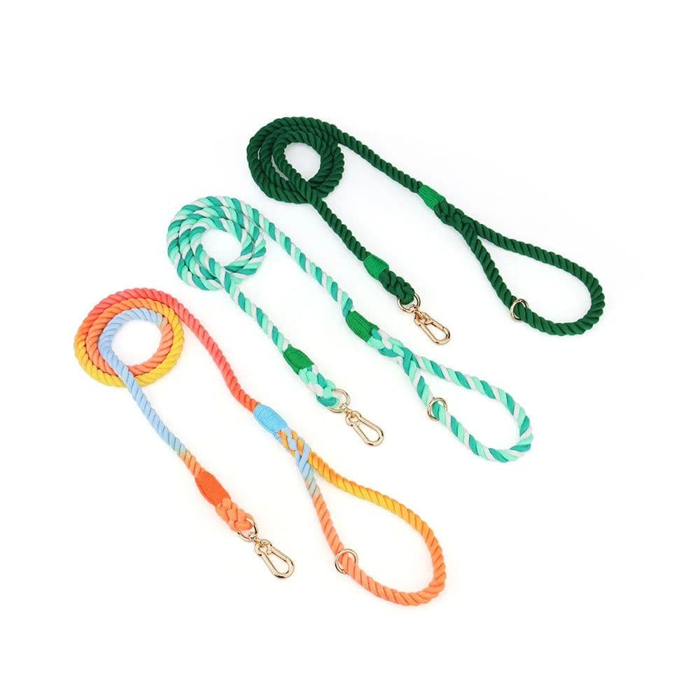 image-Cuperay Hand-Woven Cotton Dog Leash 120cm/150cm