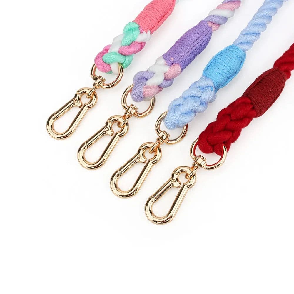 image-Cuperay Hand-Woven Cotton Dog Leash 120cm/150cm