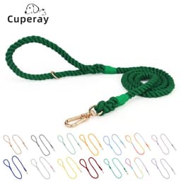 image-Cuperay Hand-Woven Cotton Dog Leash 120cm/150cm