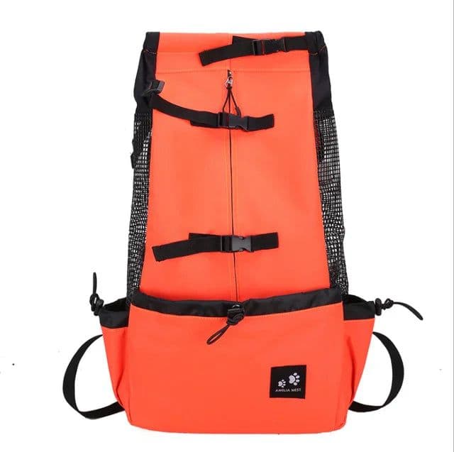 image-Outdoor Travel Large Capacity Pet Bag Outdoor Convenient Carry Breathable Cat and Dog Double Shoulder Backpacks Wholesale