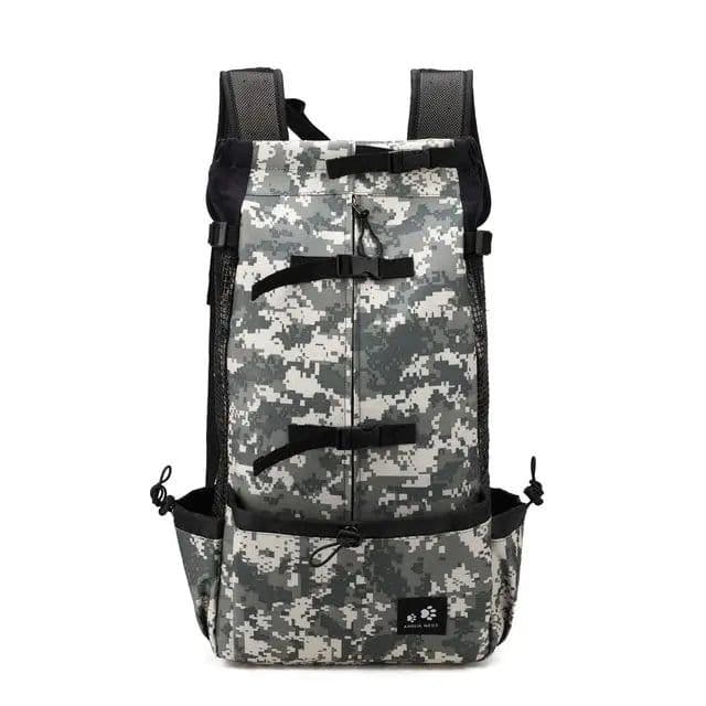 image-Outdoor Travel Large Capacity Pet Bag Outdoor Convenient Carry Breathable Cat and Dog Double Shoulder Backpacks Wholesale