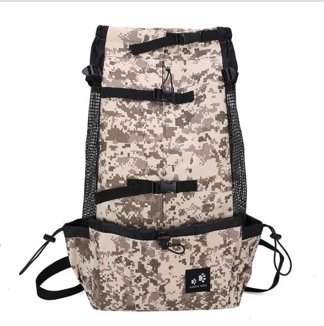 image-Outdoor Travel Large Capacity Pet Bag Outdoor Convenient Carry Breathable Cat and Dog Double Shoulder Backpacks Wholesale