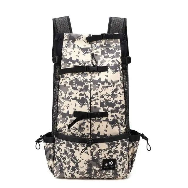 image-Outdoor Travel Large Capacity Pet Bag Outdoor Convenient Carry Breathable Cat and Dog Double Shoulder Backpacks Wholesale