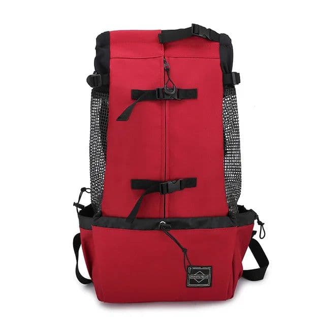 image-Outdoor Travel Large Capacity Pet Bag Outdoor Convenient Carry Breathable Cat and Dog Double Shoulder Backpacks Wholesale