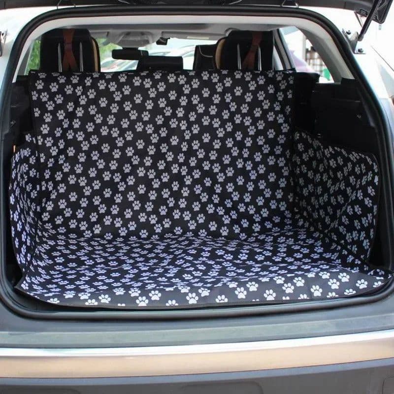 image-Durable Waterproof Oxford Cloth Pet Mat for SUV Car Trunk Cargo Liner Whole Cover Anti-skid Car Dog Carriers Travel Accessories
