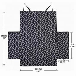 image-Durable Waterproof Oxford Cloth Pet Mat for SUV Car Trunk Cargo Liner Whole Cover Anti-skid Car Dog Carriers Travel Accessories