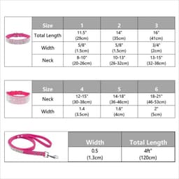 image-Bling Rhinestone Dog Cat Collars Leather Pet Puppy Kitten Collar Walk Leash Lead For Small Medium Dogs Cats Chihuahua Pug Yorkie