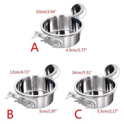 image-Pet Cage Feeder Water Bowl Food Dispenser for Small Medium Large Cats Dogs Pet Feeding Solution for Cats Dogs