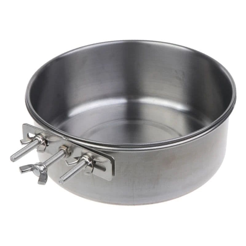 image-Pet Cage Feeder Water Bowl Food Dispenser for Small Medium Large Cats Dogs Pet Feeding Solution for Cats Dogs