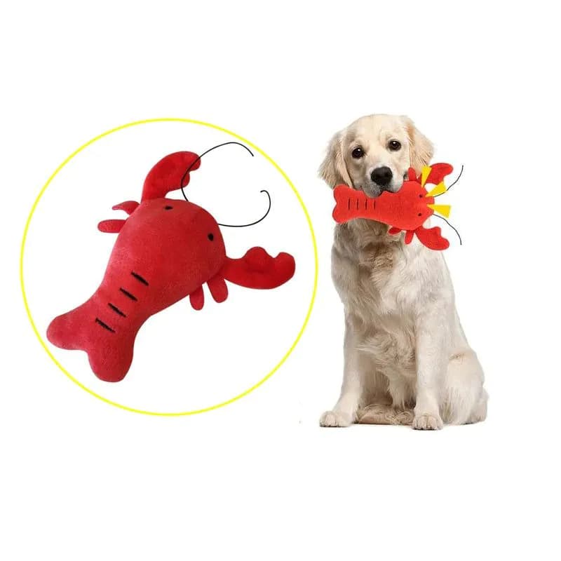 image-Fun Pet Toy Puppy Dog Plush Squeaky Toys For Small Medium Dogs Durable Cute Chew Toy For Dogs Pet Training Dog Accessories