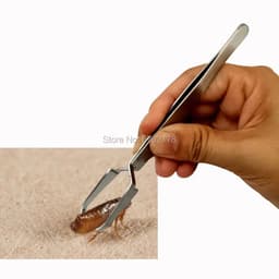 image-Tick Remover Eliminate Tweezers Pet Dog Cat Accessoires Sick Animal Flea Clean Clip