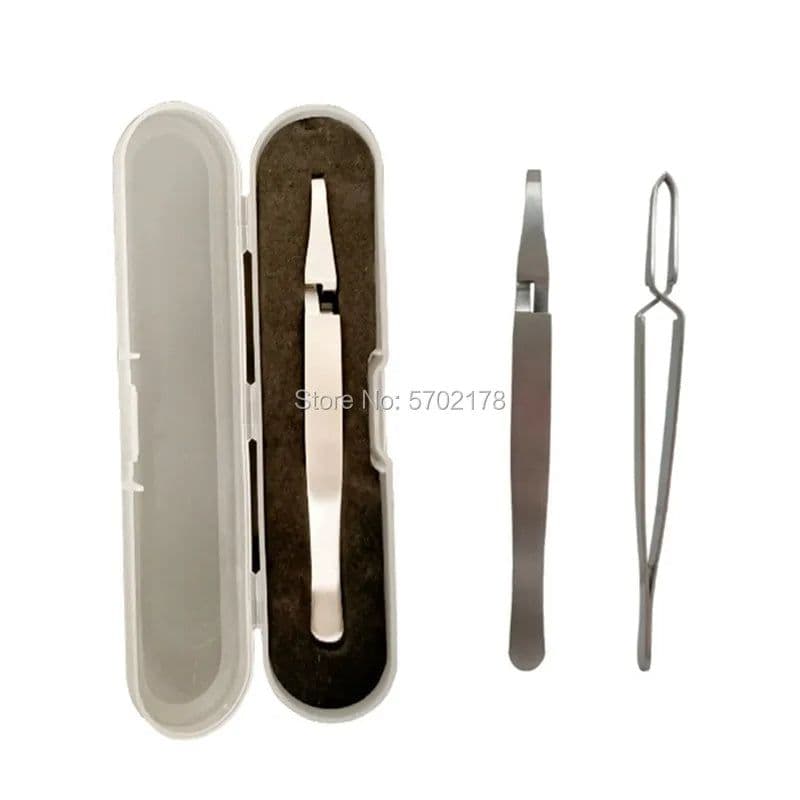 image-Tick Remover Eliminate Tweezers Pet Dog Cat Accessoires Sick Animal Flea Clean Clip