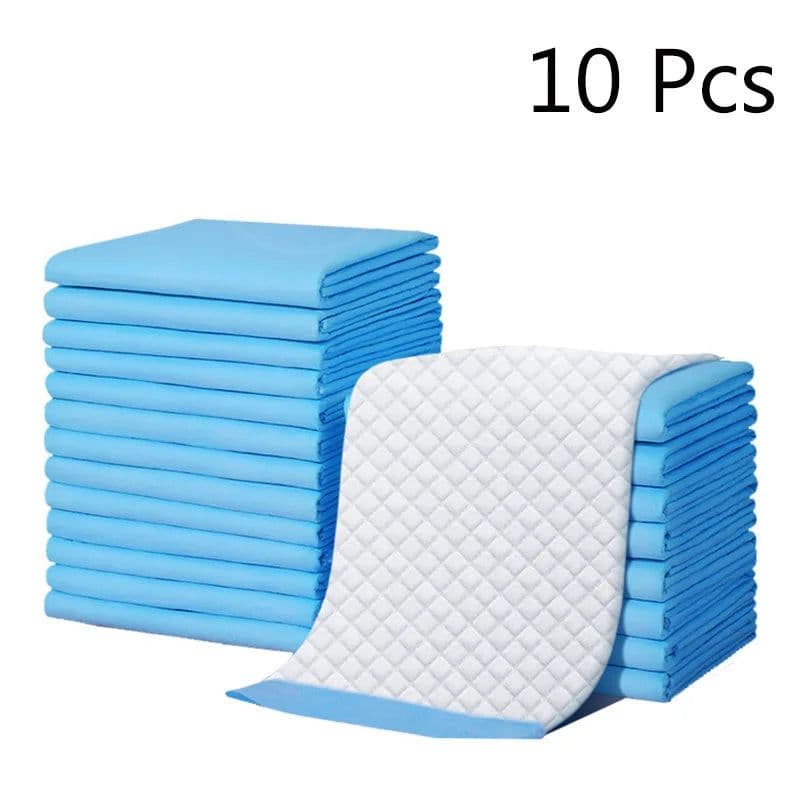 image-10pcs Disposable Dog Diapers Pads Super Absorbent Pet Diaper for Dogs Cats Puppy mascotas Products Accessories couche chien