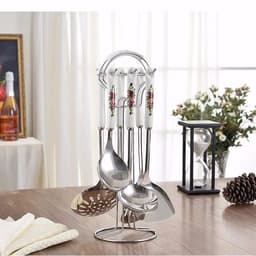 image-Seven-piece anti-scalding spatula and scoop