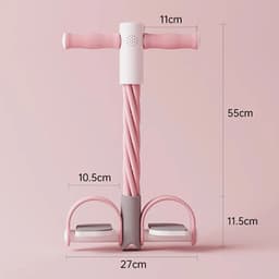 image-Woman Yoga Pedal Puller Portable Resistance Band Exercise At Home Tension Rope Multifunctional Exercise Equipment