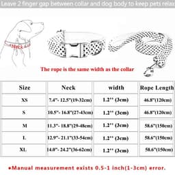 image-Luxury Personalized Dog Collar Harness Leash Set Custom,dog Collar with Engraved Name Buckle,dog Harness and Leash Set Diy